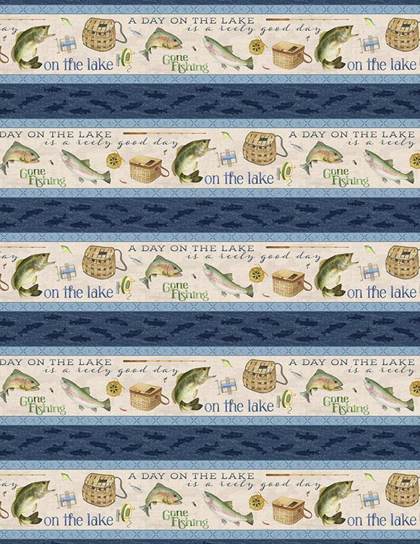 Gone Fishing by Wilmington Prints REPEATING STRIPE/MULTI – Arizona Quilts Gone Fishing by Wilmington Prints REPEATING STRIPE/MULTI – Arizona Quilts