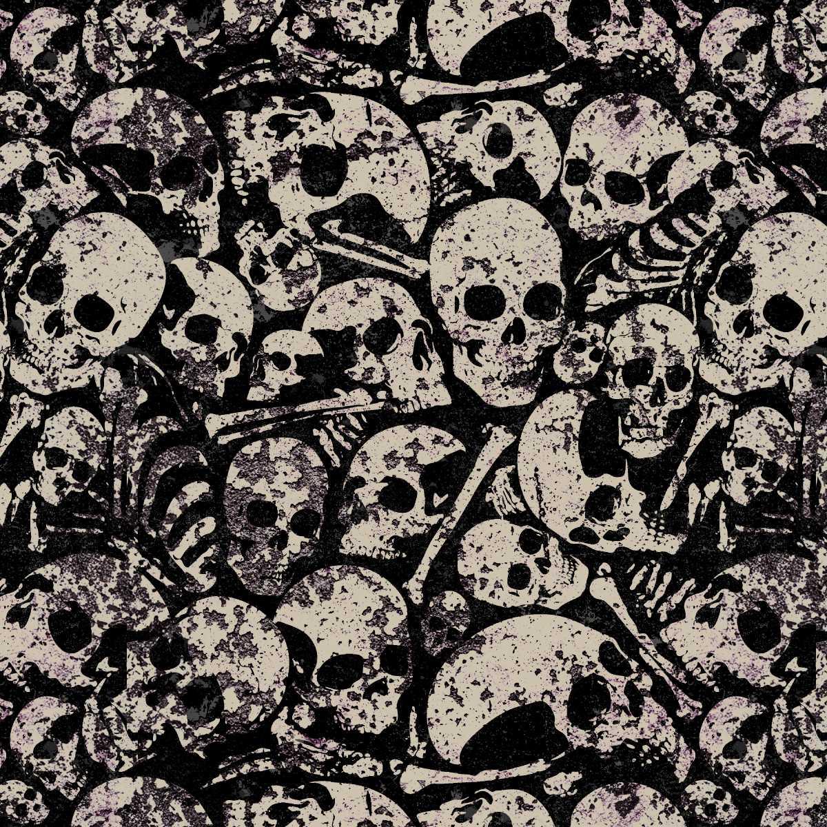 Scary Spice by Studio E Fabrics DEM BONES/MIST – Arizona Quilts